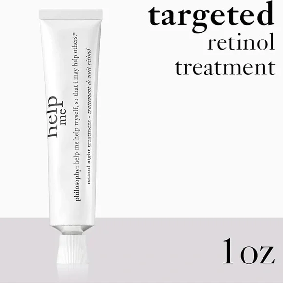 PHILOSOPHY HELP ME RETINOL NIGHT TREATMENT Full Size 1.05 Oz. NEW IN BOX!! - Picture 7 of 9